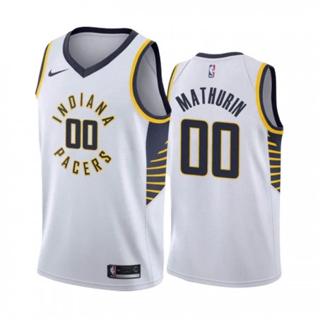 NBA Indiana Pacers Trikot Bennedict Mathurin 00 Nike 2022-23 Association Edition Weiß Swingman - Herren